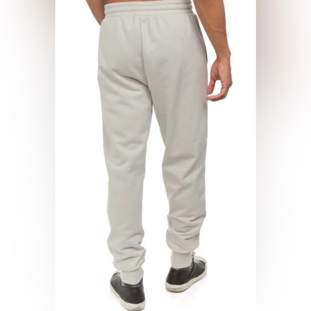 FUBU Cream Logo Jogger Sweatpants Men’s Small 34–36 NWOT Streetwear
